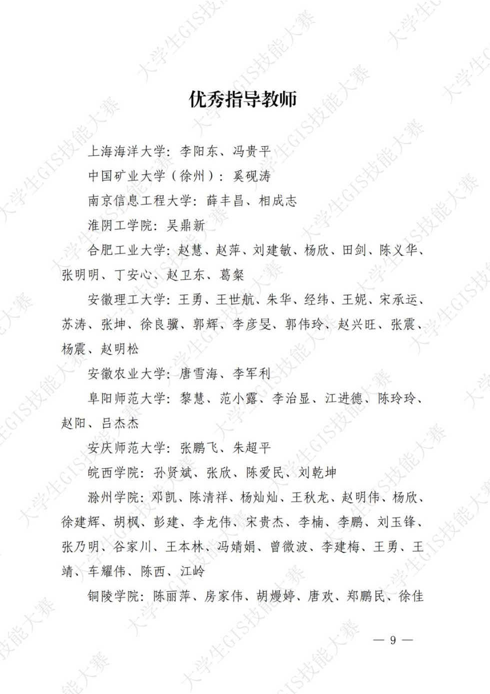 皖政G[2023]2号关于安徽省第十三届大学生GIS技能大赛暨长三角空间信息技术大赛获奖团队和个人的通报（发文稿）终纯图版_08.jpg